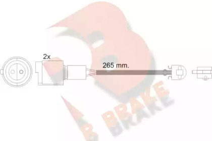 Контакт R BRAKE 610427RB